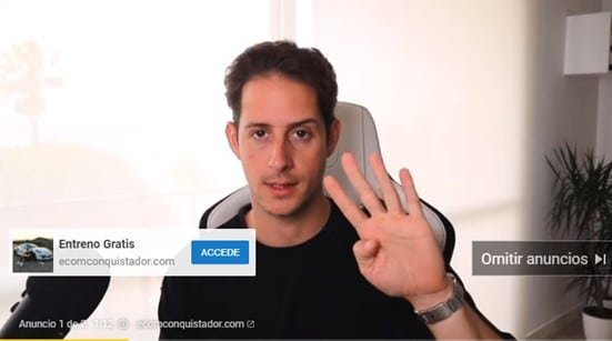 Campaña de video de Google Ads