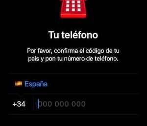 Registrarse en Telegram con teléfono