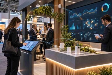 Stand inteligente con IoT y análisis de datos en tiempo real