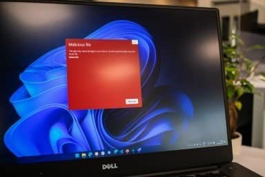 pantalla portatil, virus